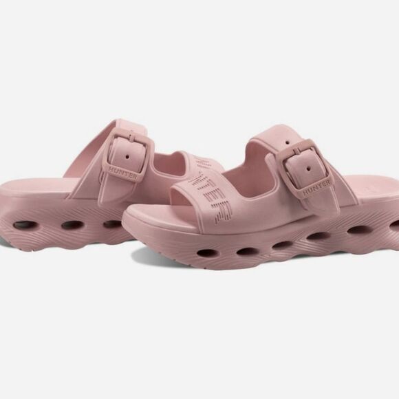 Hunter Greta Slide Sandal- Light Pink - Picture 1 of 11